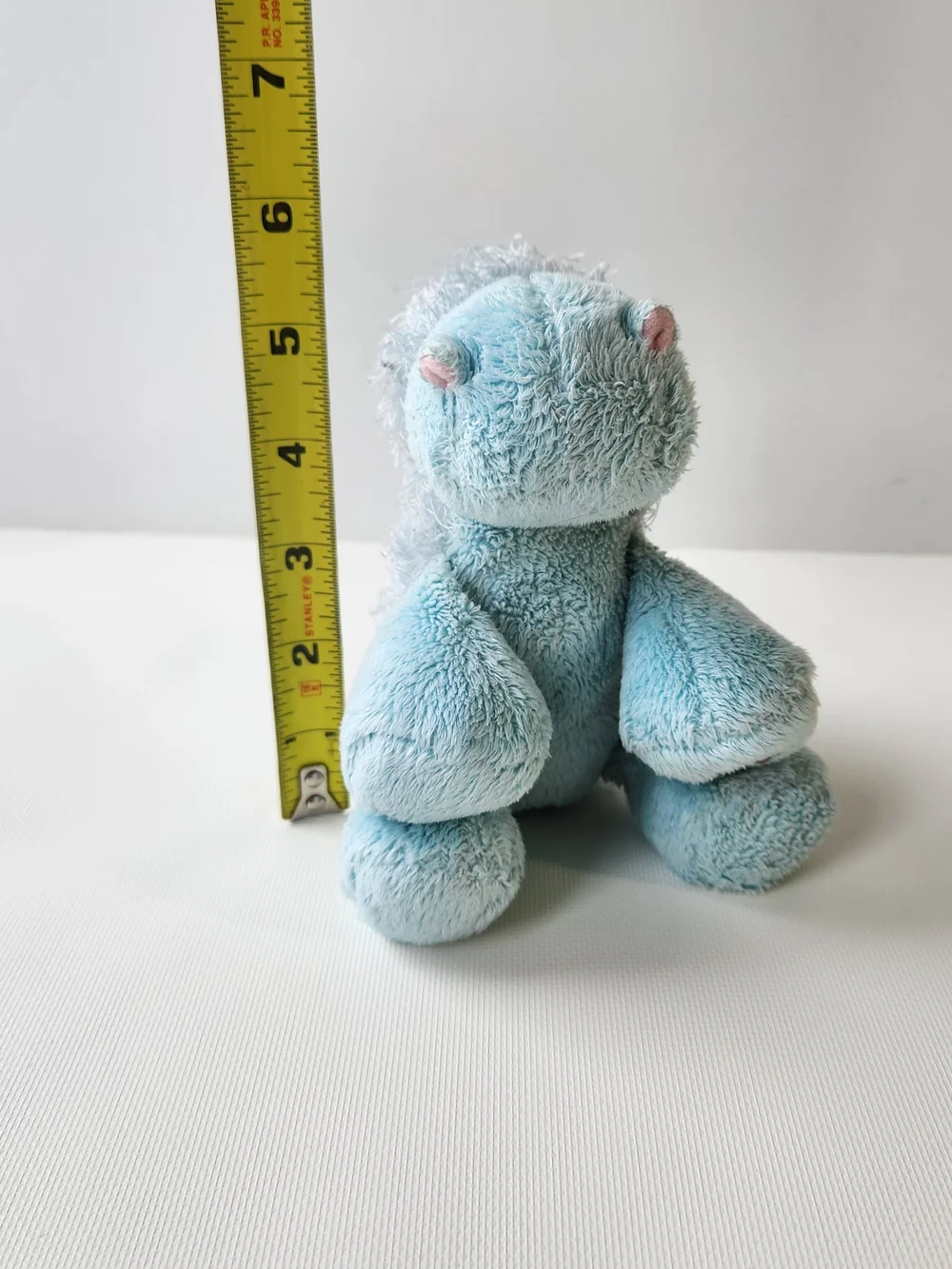 Webkinz Lil'kinz Blue Hippo Retired No Code HS009 Plush Toy Stuffed Animal Ganz - Picture 6 of 6